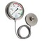Tank content gauge fig. 8370 stainless steel wall flange